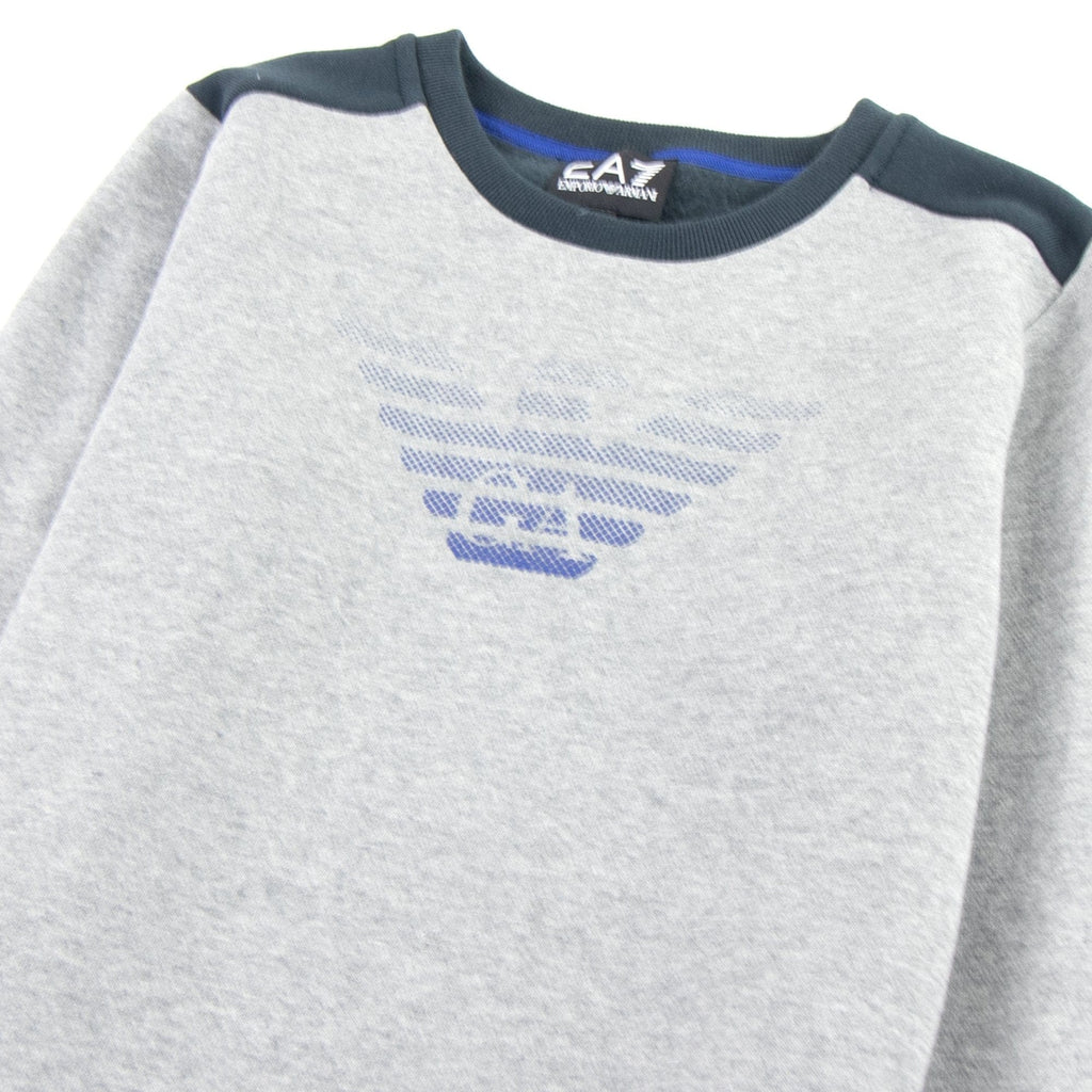 EA7 Junior Sweatshirt Medium Grey Melange