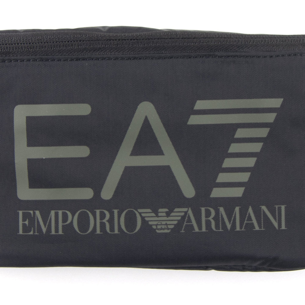 EA7 Logo Belt Bag Black/Stone Grey