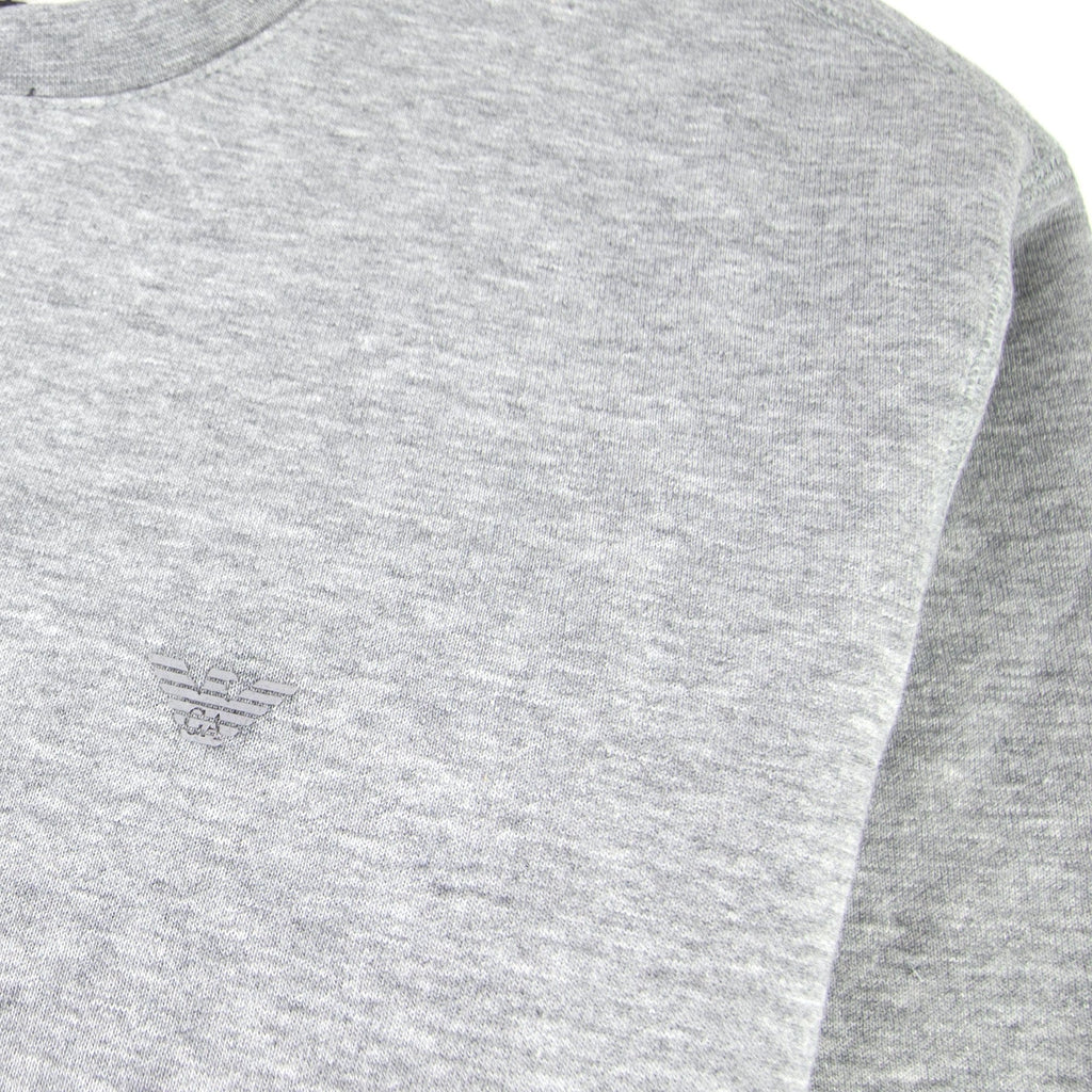 Emporio Armani Small Logo Sweatshirt Grey Melange