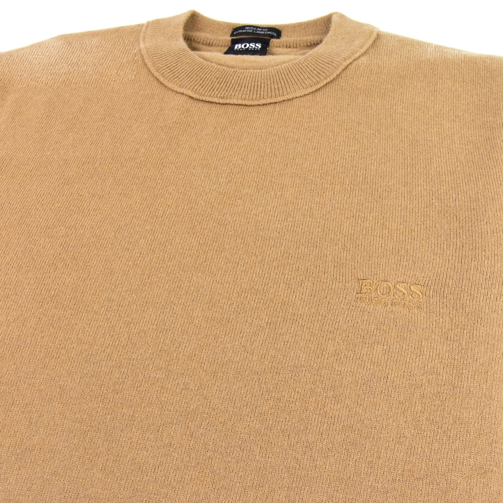 Hugo Boss Bacio Lambswool Sweatshirt Brown