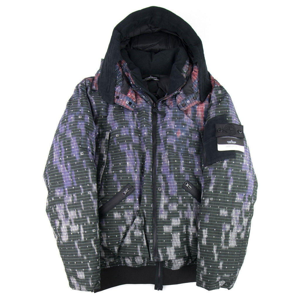 Stone Island Shadow Project 40412 Dpm Chine Funnel Hood Parka Black V0029