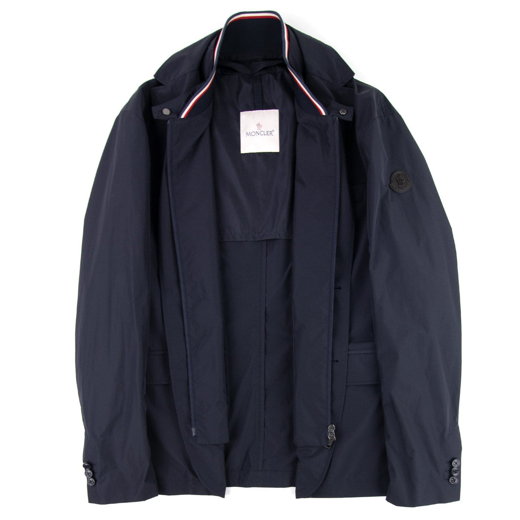 Moncler Mayenne Blazer Jacket Navy Blue 742