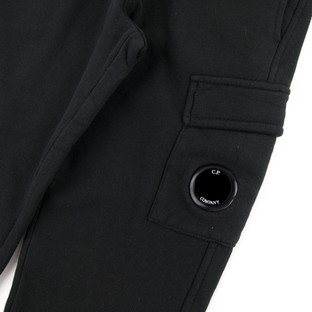 C.P. Company Undersixteen Lens Fleece Sweatpants Black 999