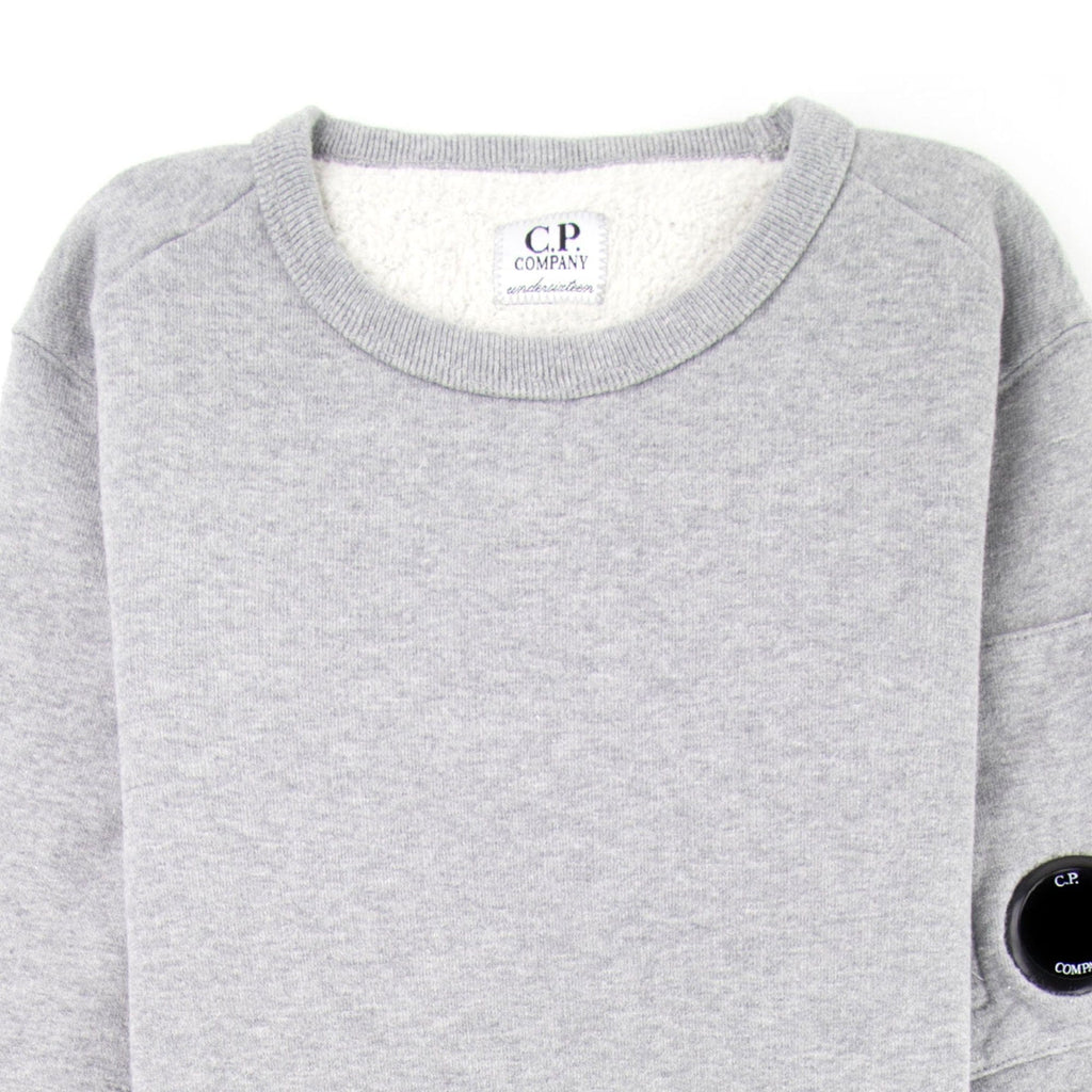 C.P. Company Undersixteen Lens Fleece Sweatshirt Grey M93