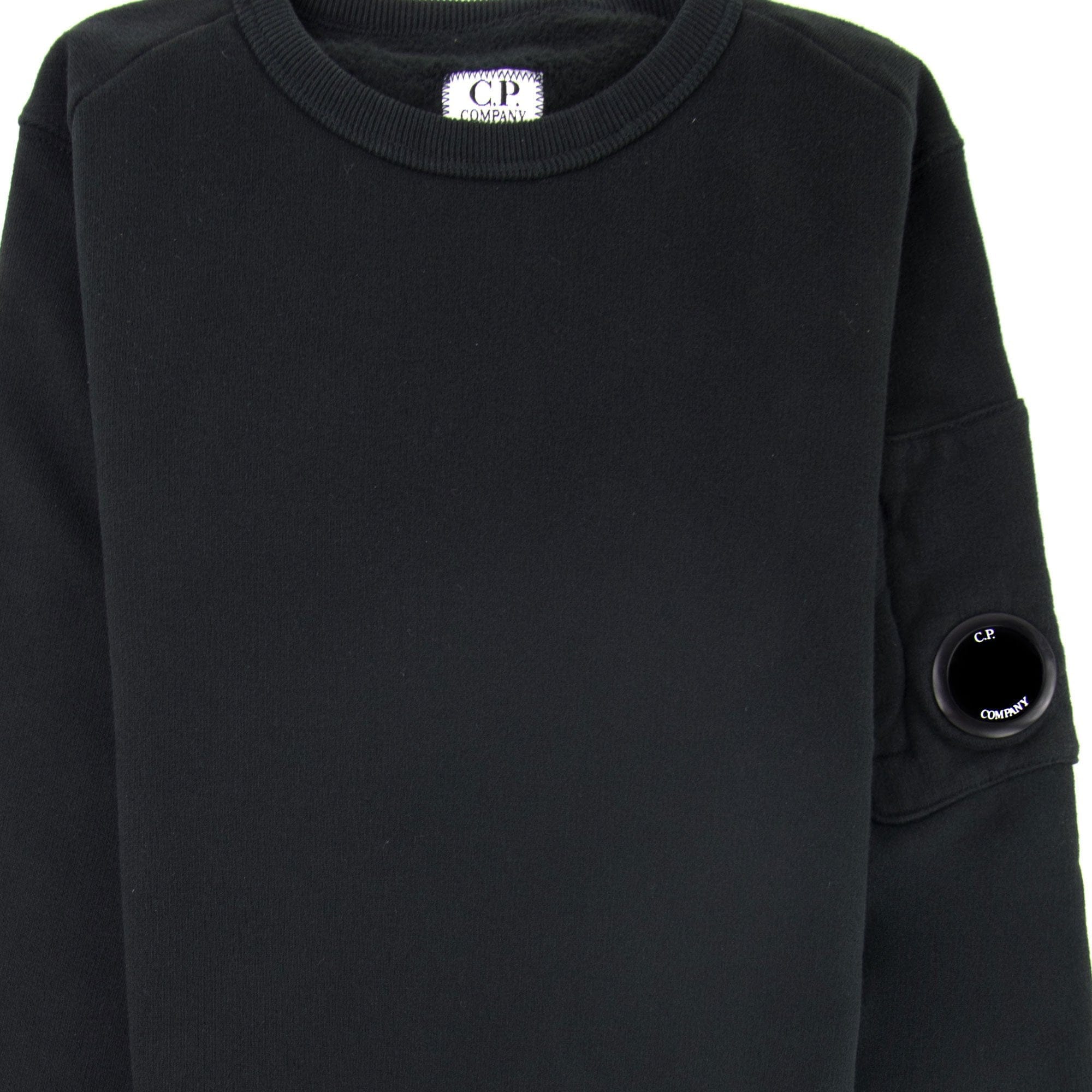 C.P. Company Undersixteen Lens Fleece Sweatshirt Black 999
