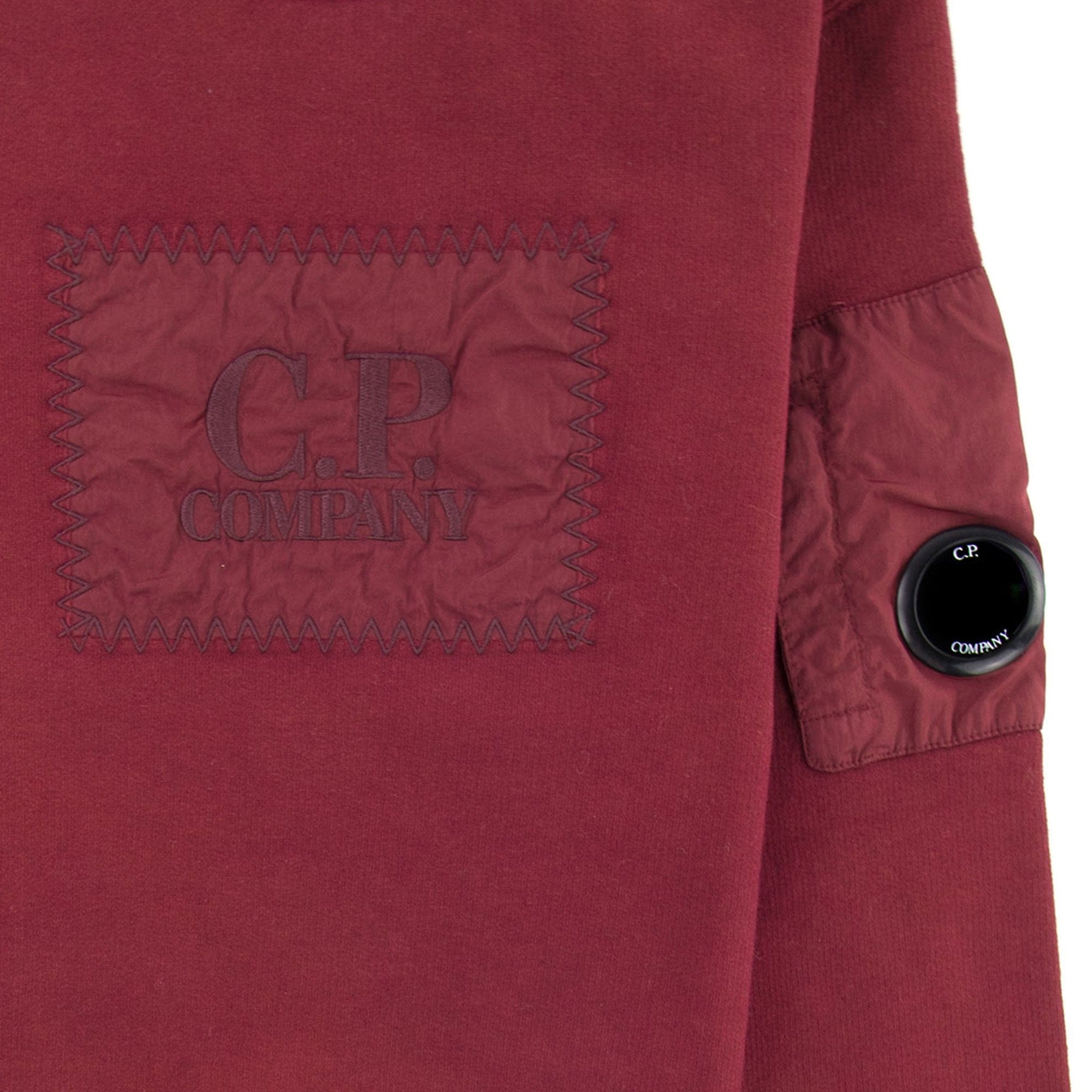 C.P. Company Undersixteen Lens Fleece Patch Sweatshirt Scooter 576