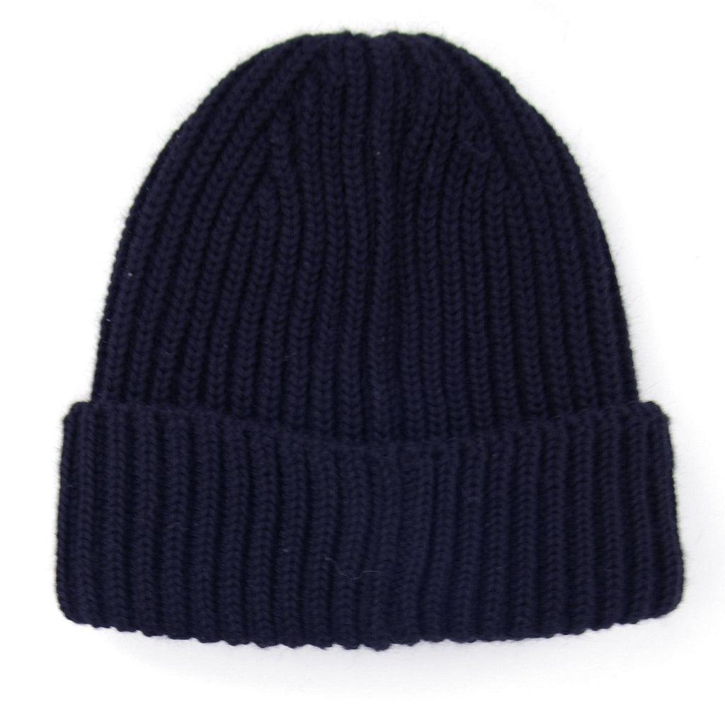 C.P. Company Undersixteen Extra Fine Merino Wool Goggle Beanie Navy 888