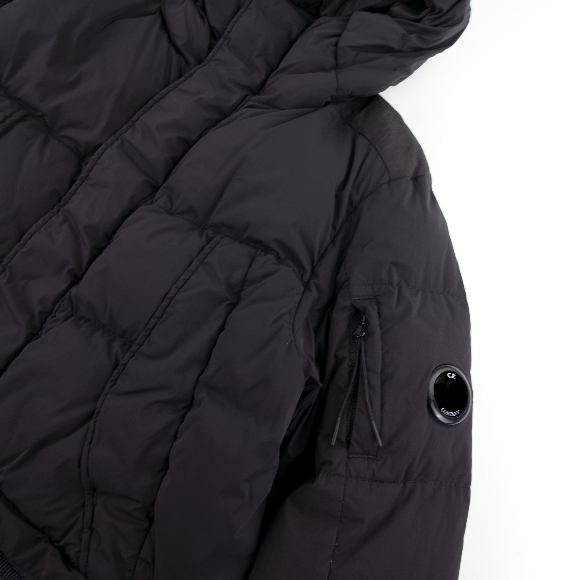 C.P. Company Nycra Full Length Puffer Jacket Black 999