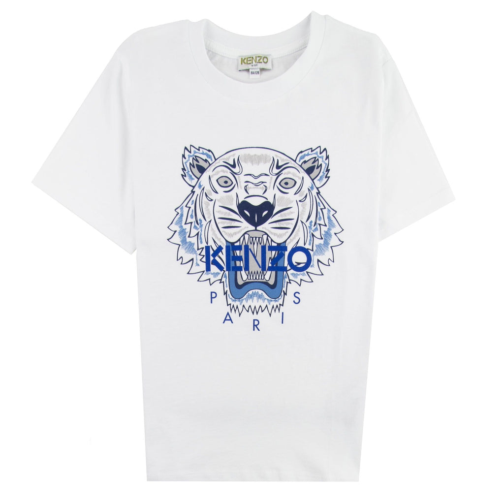 Kenzo Kids Tiger T-shirt White