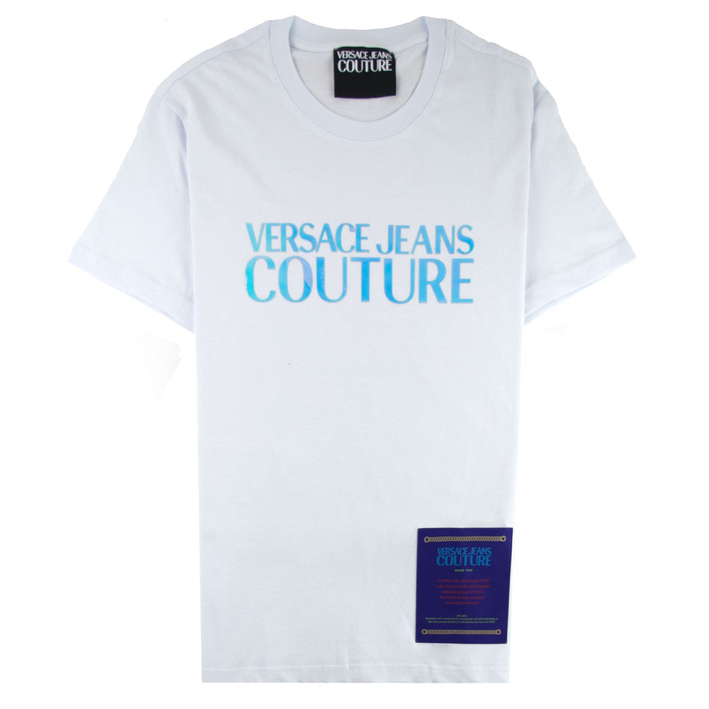 Versace Jeans Couture Contrast Logo T-shirt Light Blue