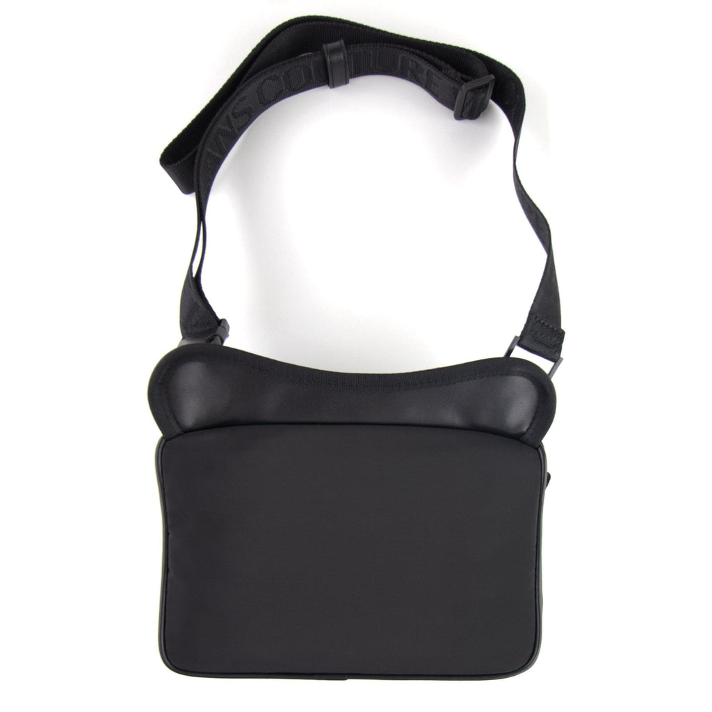 Versace Jeans Couture Motif Logo Crossbody Bag Black