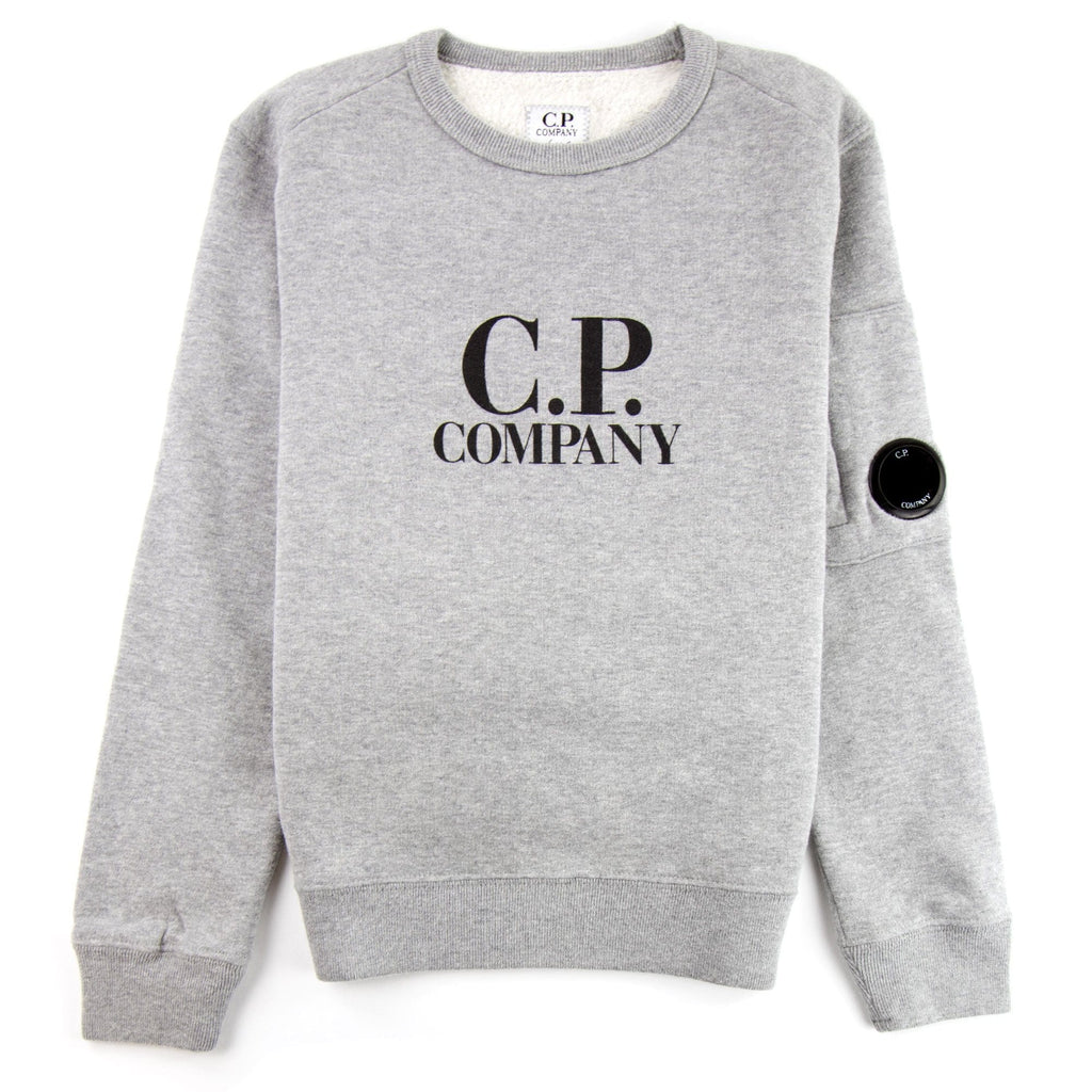 CP Company Undersixteen Basic Lens Crewneck Sweatshirt Grey M93