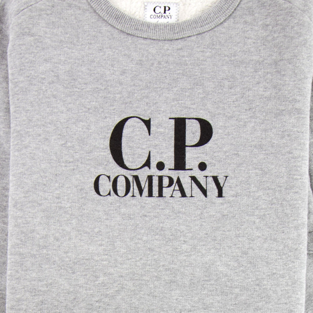CP Company Undersixteen Basic Lens Crewneck Sweatshirt Grey M93