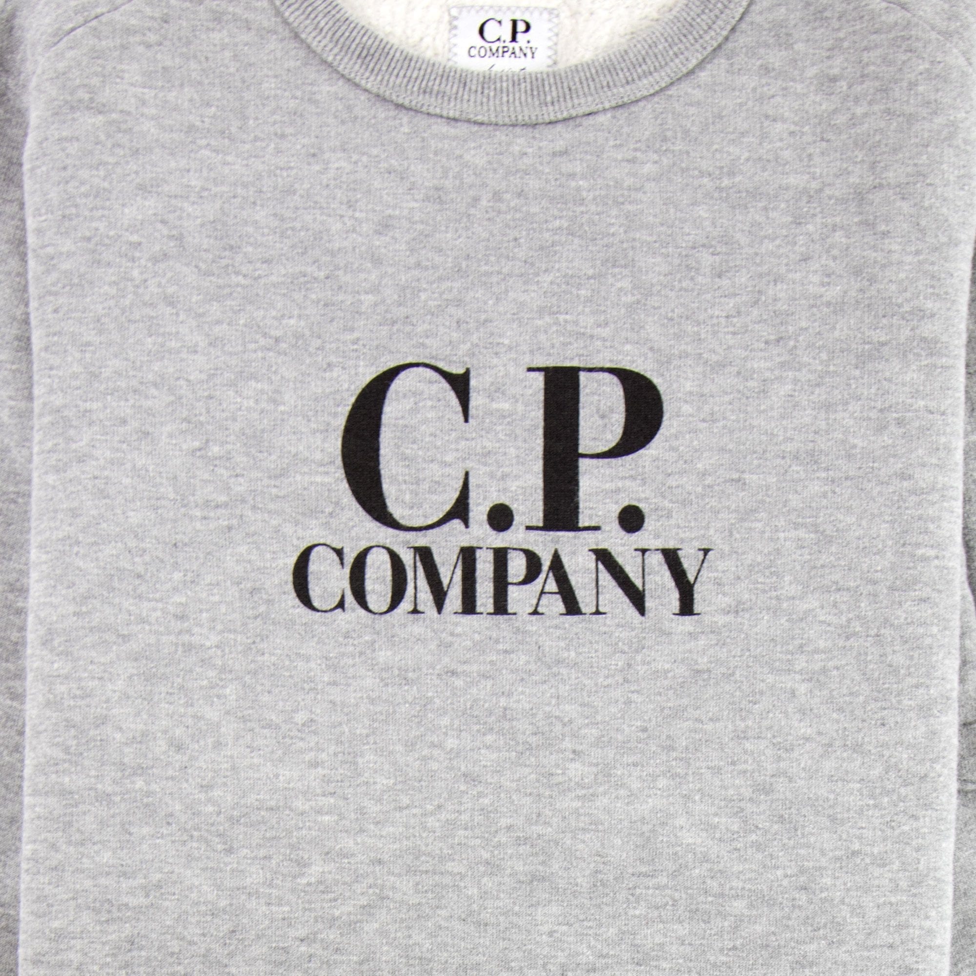 CP Company Undersixteen Basic Lens Crewneck Sweatshirt Grey M93