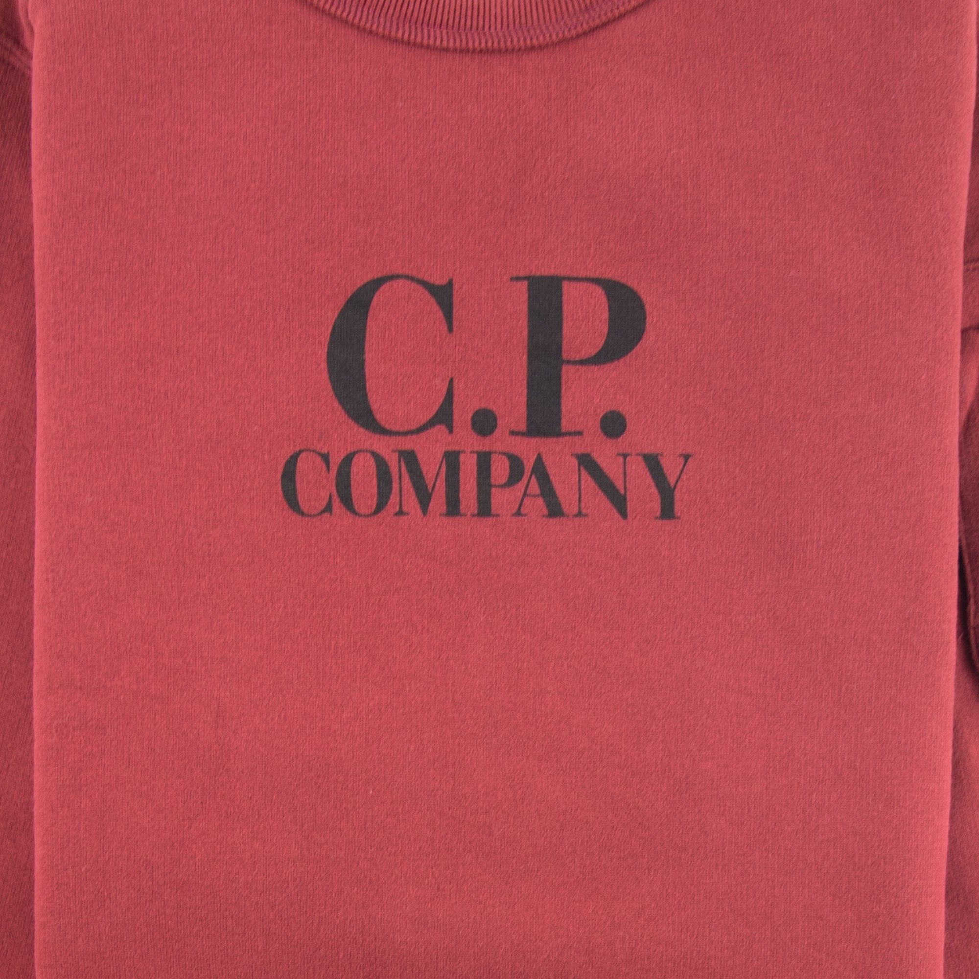 Cp Company Undersixteen Logo Lens Basic Fleece Sweatshirt Scooter 576