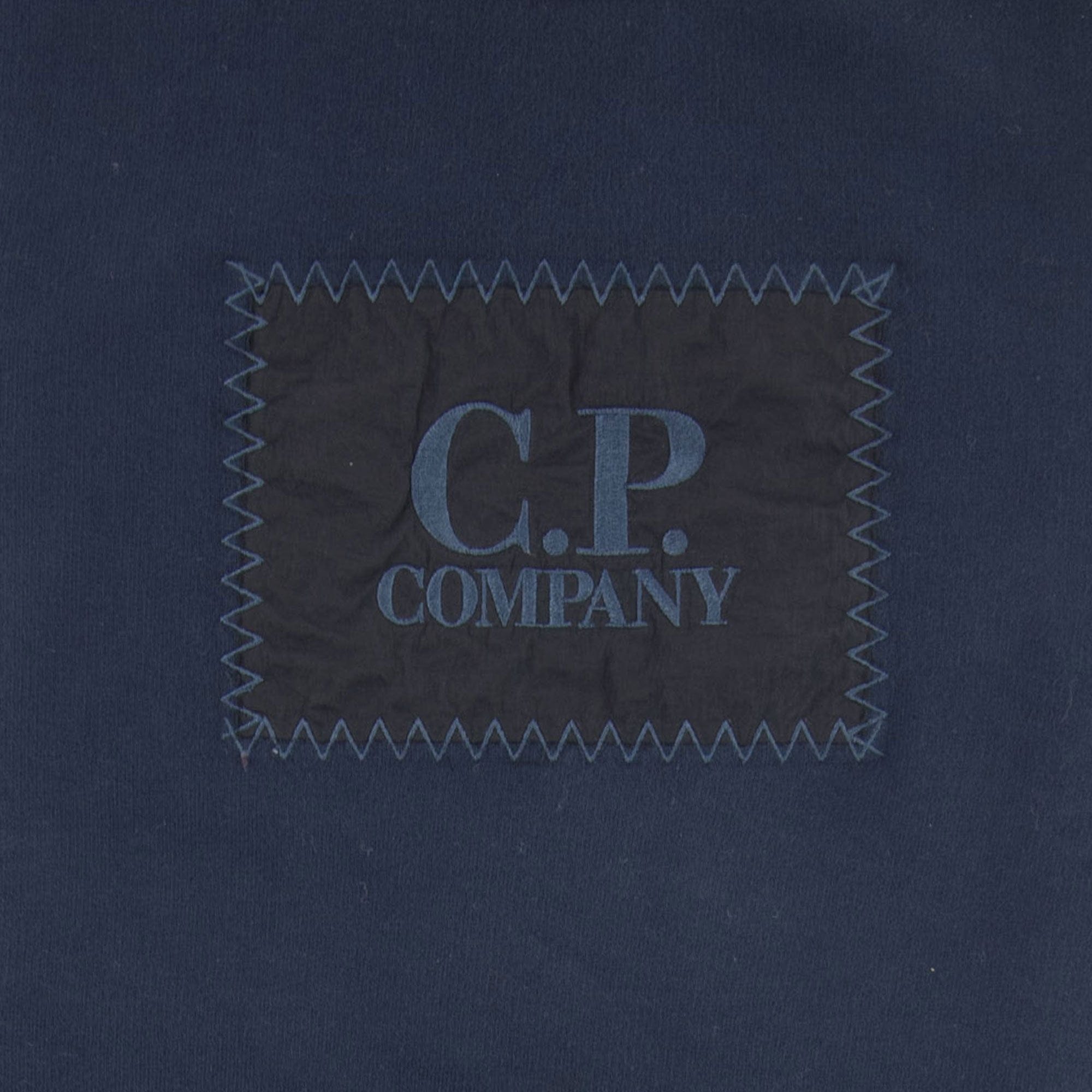 C.P Company Undersixteen Lens Fleece Patch Sweatshirt Navy 888