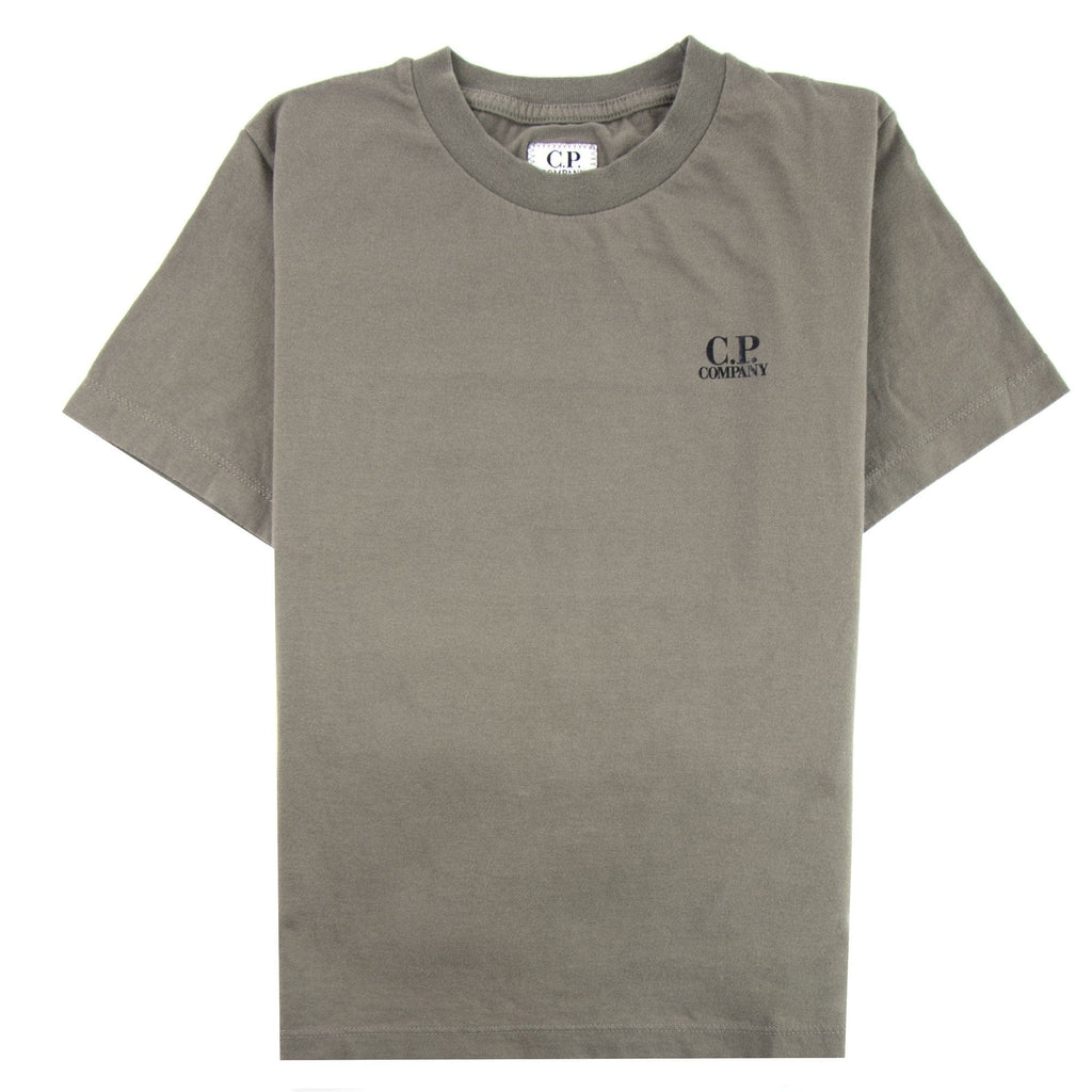 Cp Company Undersixteen Diamond Back Logo Tee Dusty Olive 661