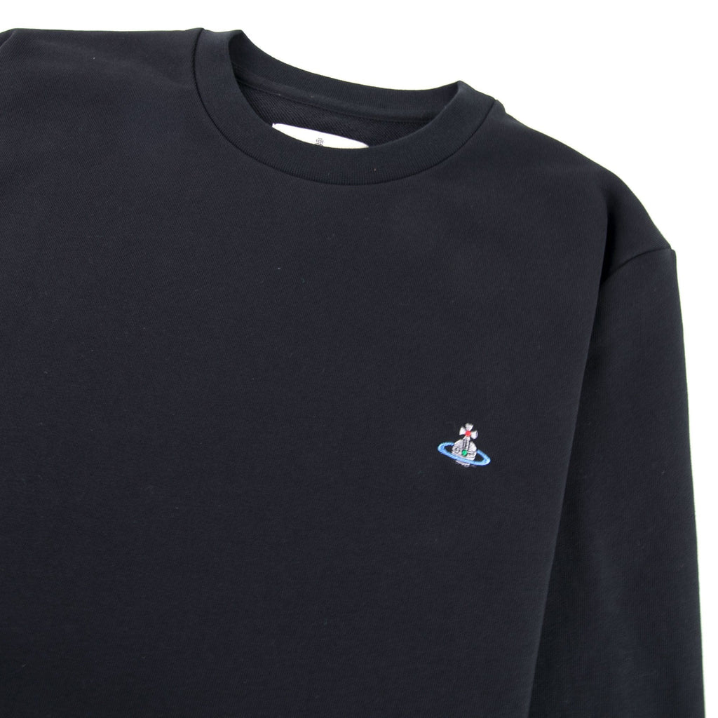 Vivienne Westwood Roundneck Logo Sweatshirt Black