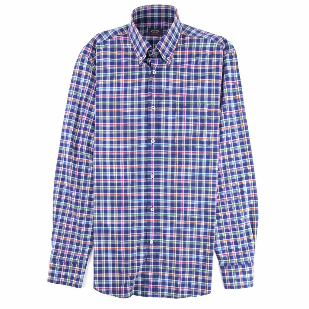 Paul And Shark Button-down Plaid Shirt Multi