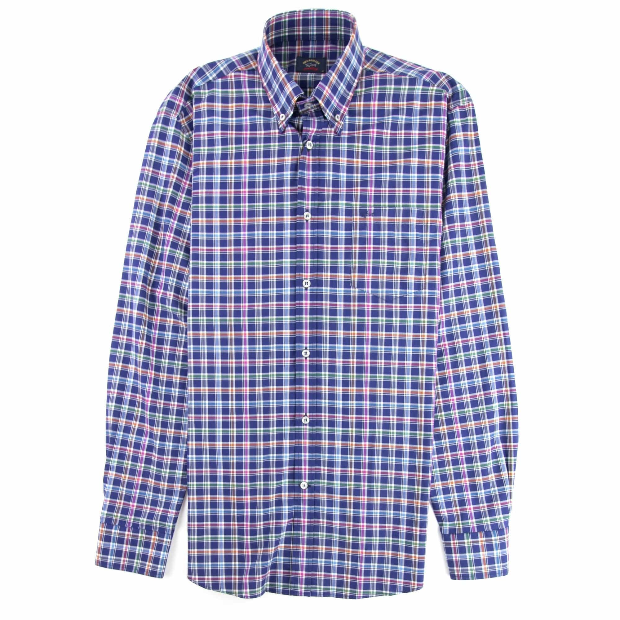 Paul And Shark Button-down Plaid Shirt Multi