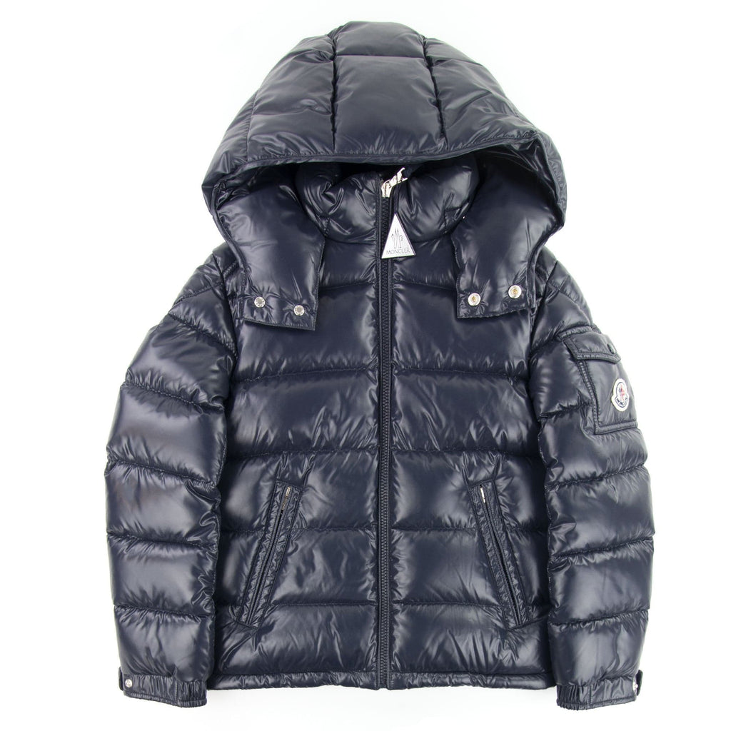 Moncler Junior New Maya Giubbotto Down Jacket Navy 742