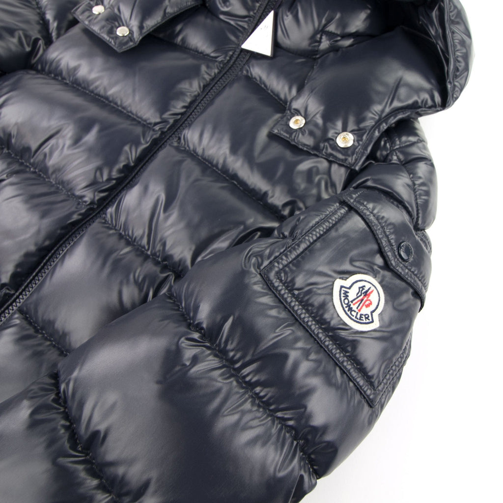 Moncler Junior New Maya Giubbotto Down Jacket Navy 742
