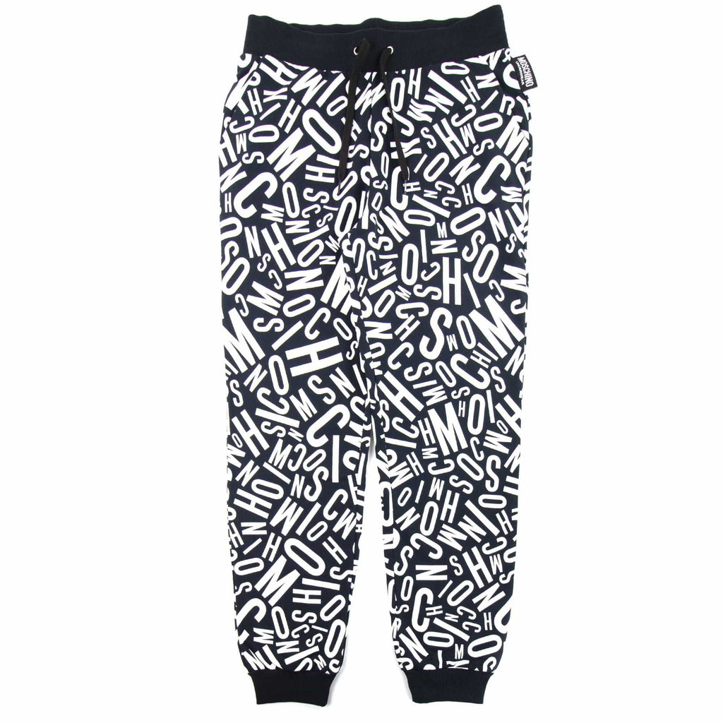 Moschino Underwear All Over Logo Bottoms Black