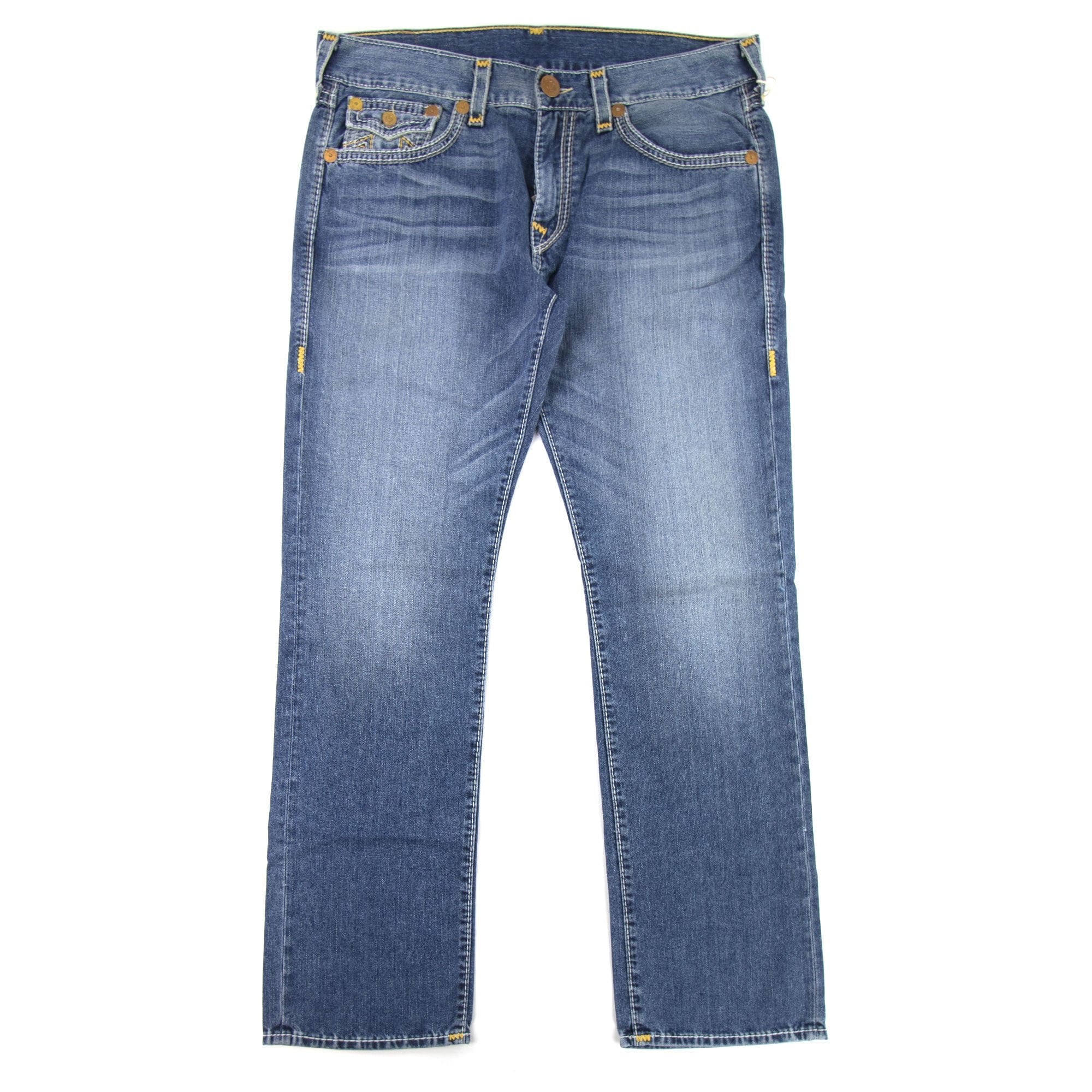 True Religion Ricky W/flap Big Qt Jeans Denim