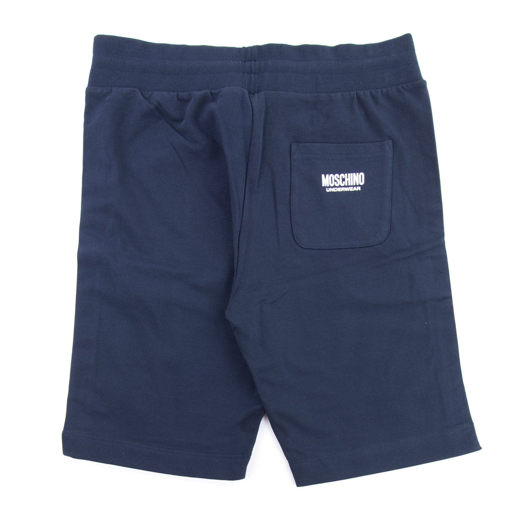 Moschino Underwear Logo Tape Shorts Navy 0290