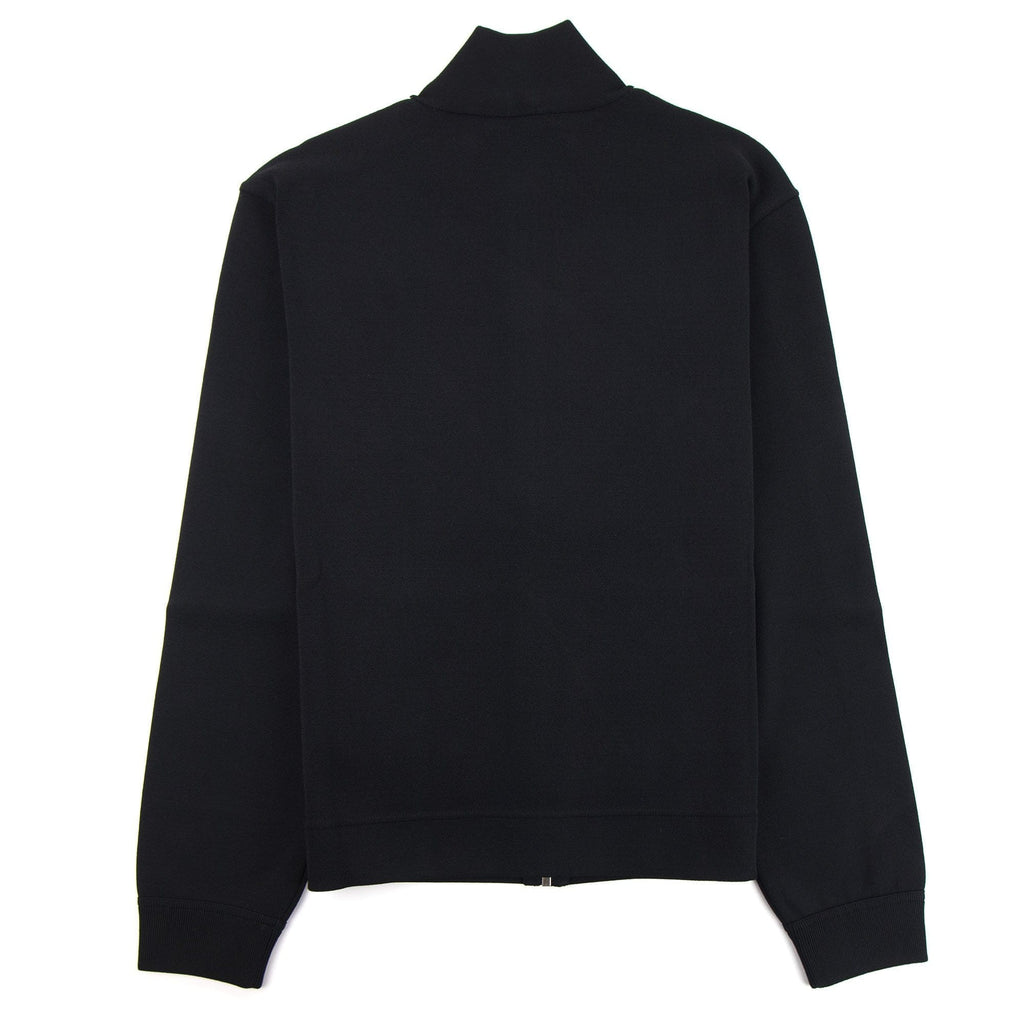 Valentino VLTN Viscose Zip Up Sweatshirt Black