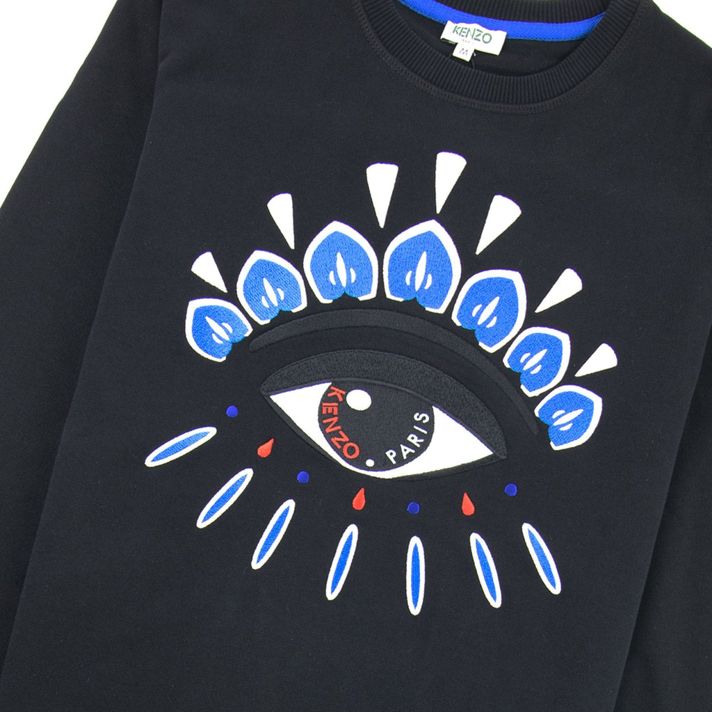 Kenzo Eye Sweatshirt Black/Blue