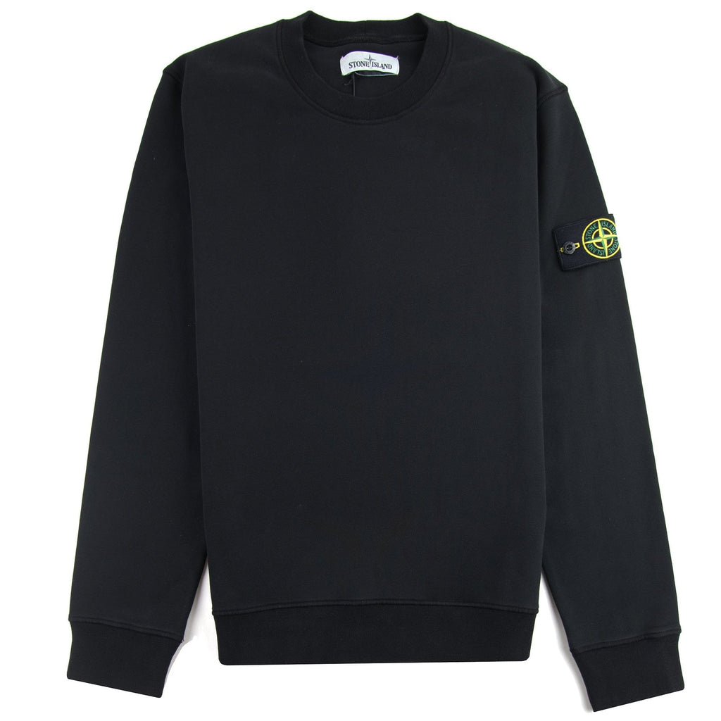 Stone Island 63020 Crewneck Sweatshirt Black V0029