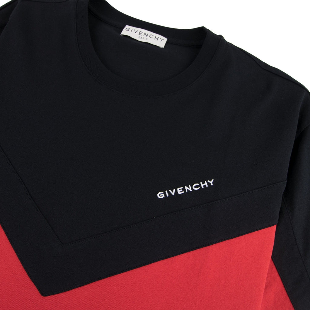 Givenchy Contrasted V Regular Fit T-shirt Black
