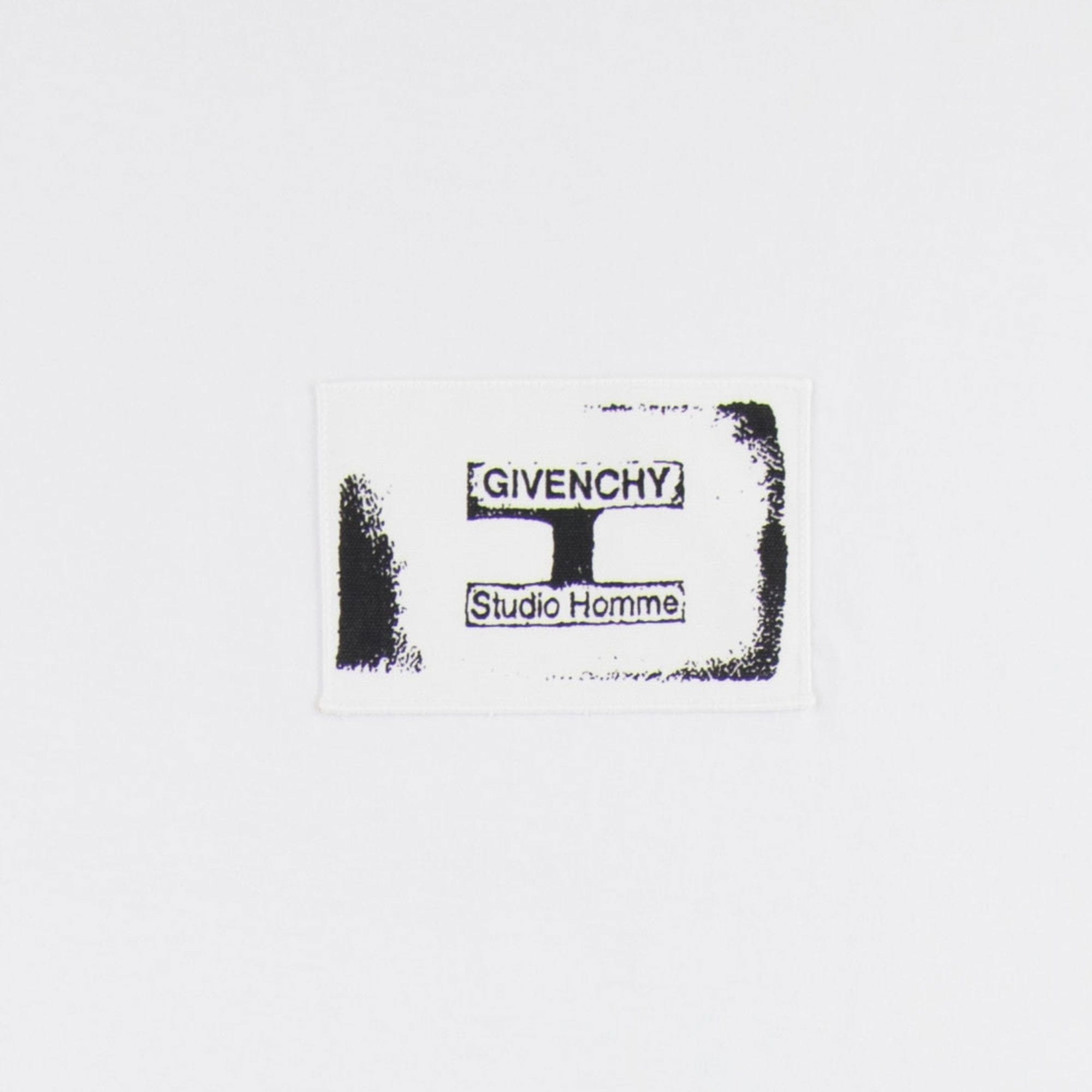 Givenchy Studio Homme Patch Regular Fit T-shirt White