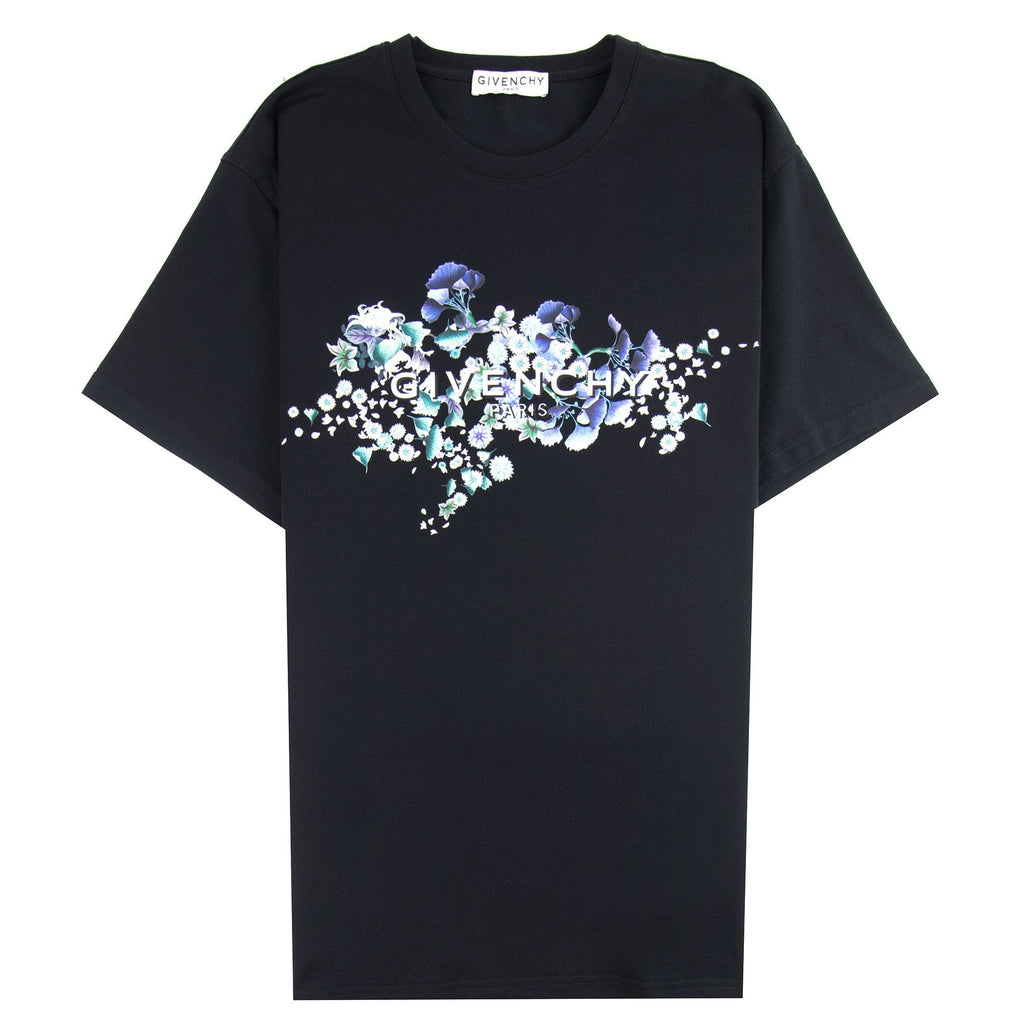 Givenchy Flowers Regular Fit T-shirt Black