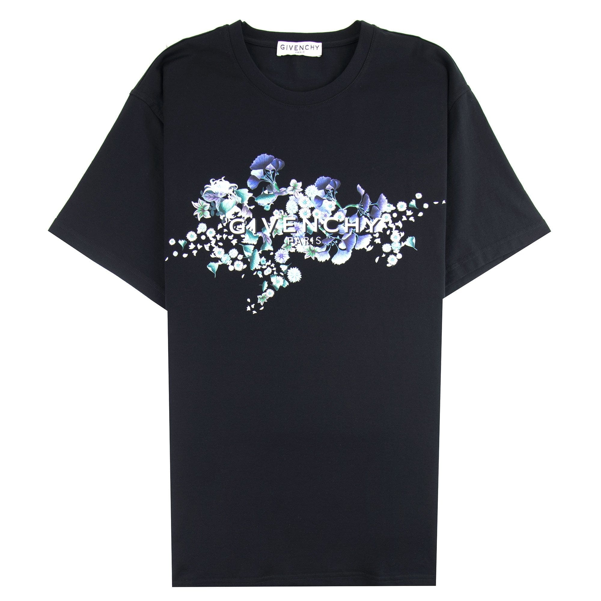 Givenchy Flowers Regular Fit T-shirt Black