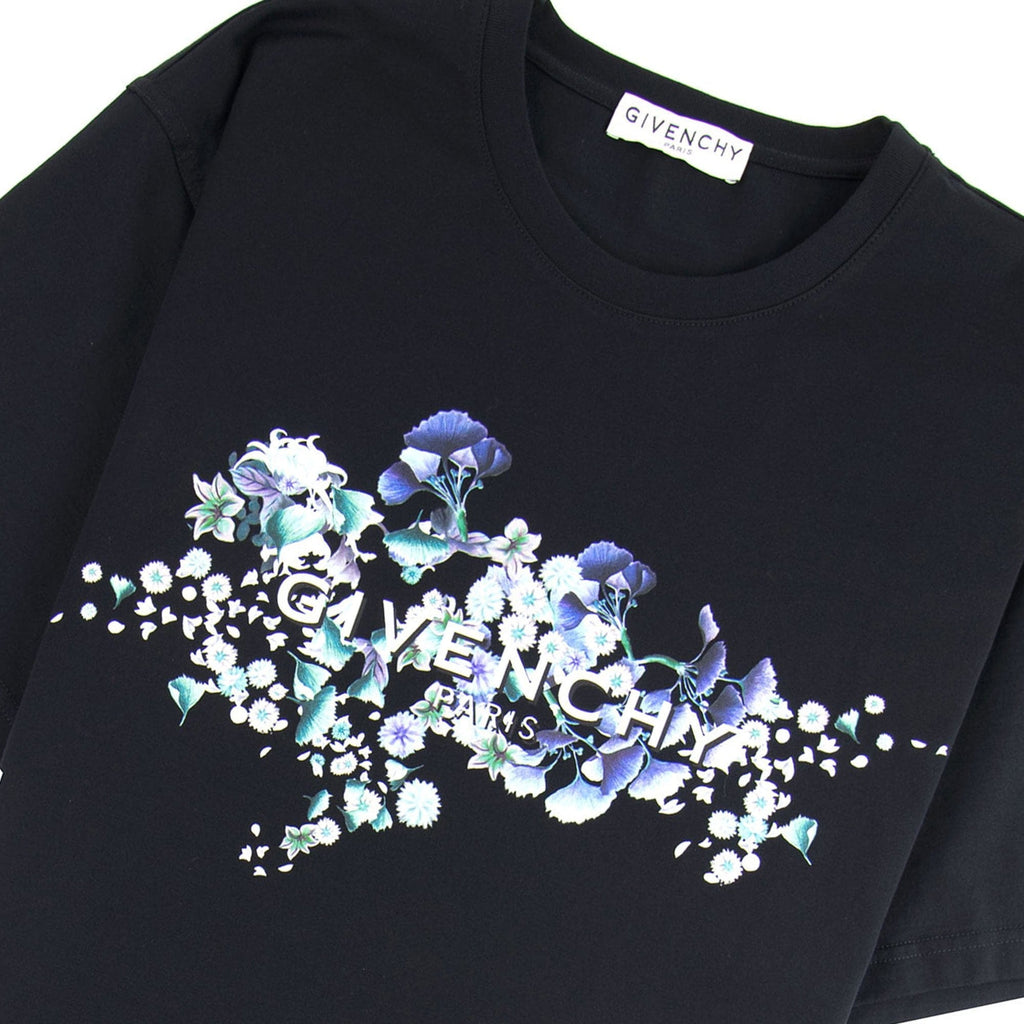 Givenchy Flowers Regular Fit T-shirt Black