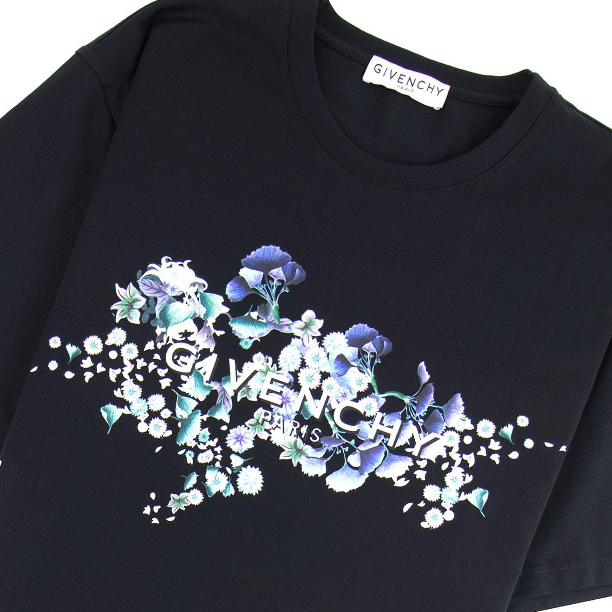 Givenchy Flowers Regular Fit T-shirt Black