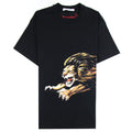 Givenchy Lion Print Oversized Fit T-shirt Black