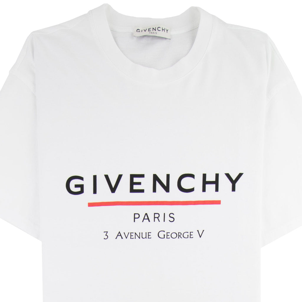 Givenchy Label Oversized T-shirt White