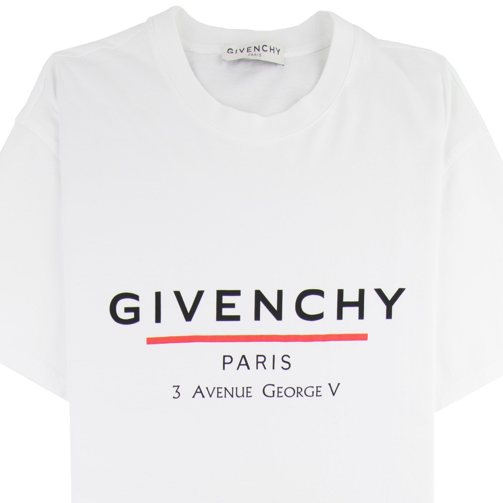 Givenchy Label Oversized T-shirt White