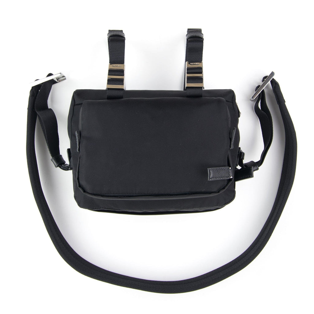 Prada Technical Fabric Cross Body Bag Nero