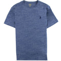 Polo Ralph Lauren Custom Fit Crew Short Sleve Tshirt Blue Marl