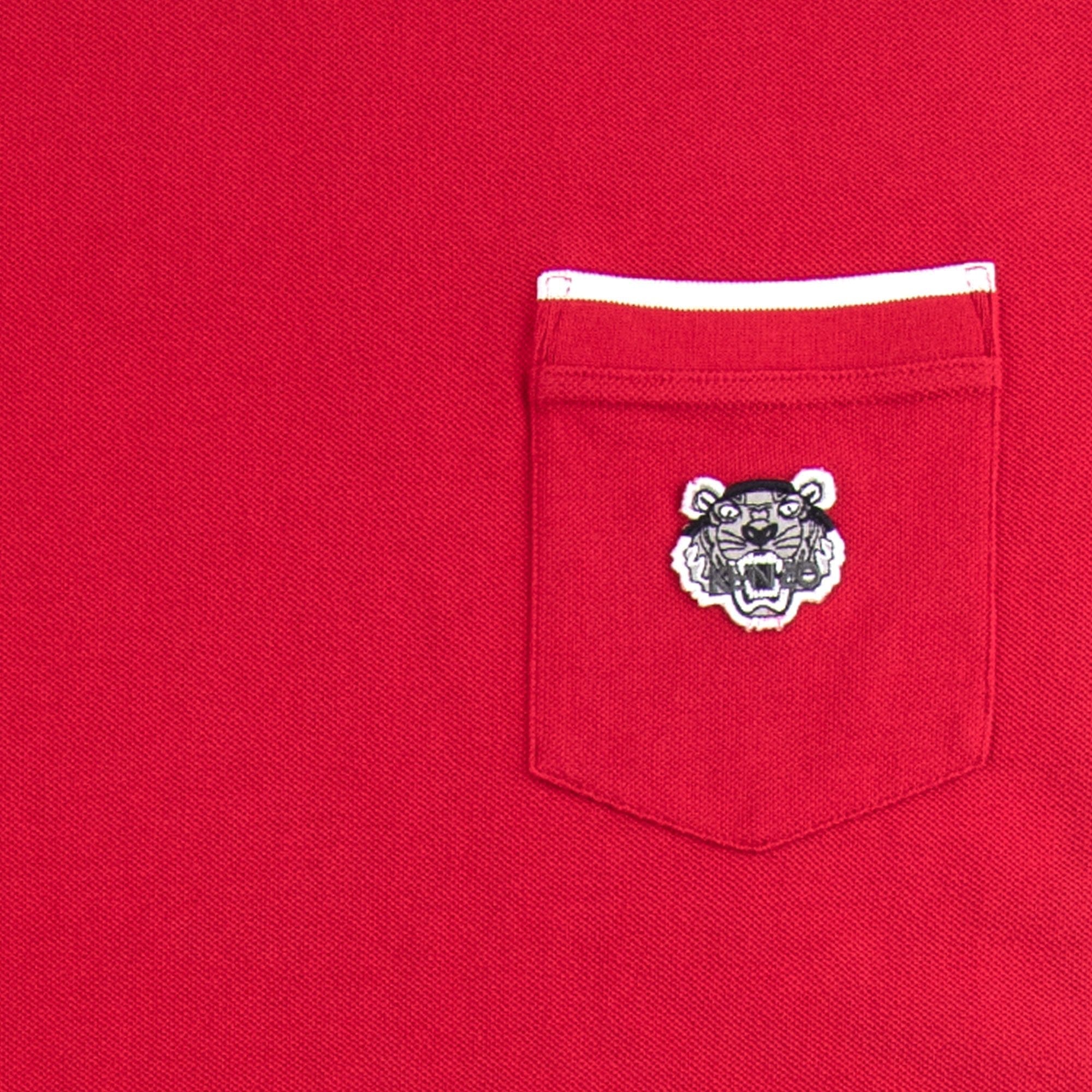 Kenzo Pocket Tiger Crest T-shirt Red