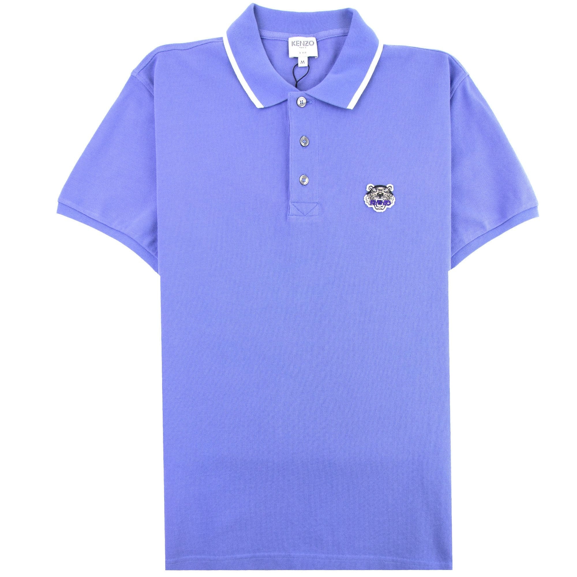 Kenzo Tiger Crest K Fit Polo Lilac