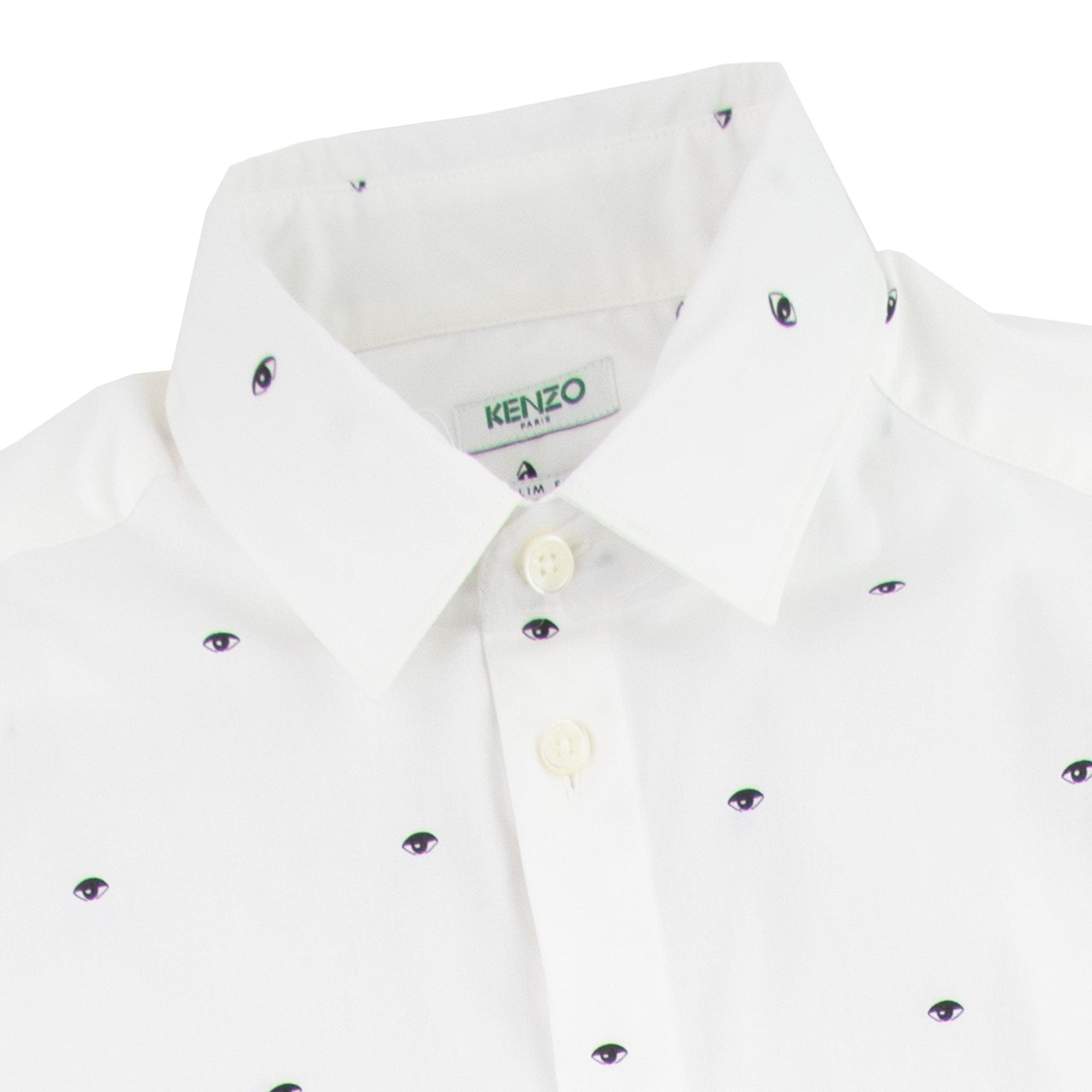 Kenzo Eye Slim Fit Shirt White