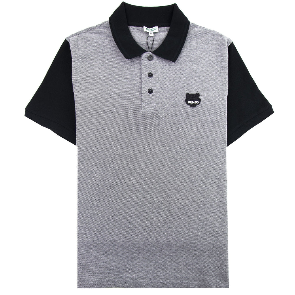 Kenzo Fitted Tiger Polo Shirt Grey