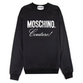Moschino Couture Silver Logo Sweatshirt Black