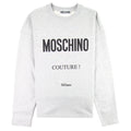 Moschino Couture Cotton Sweatshirt With Logo Grey