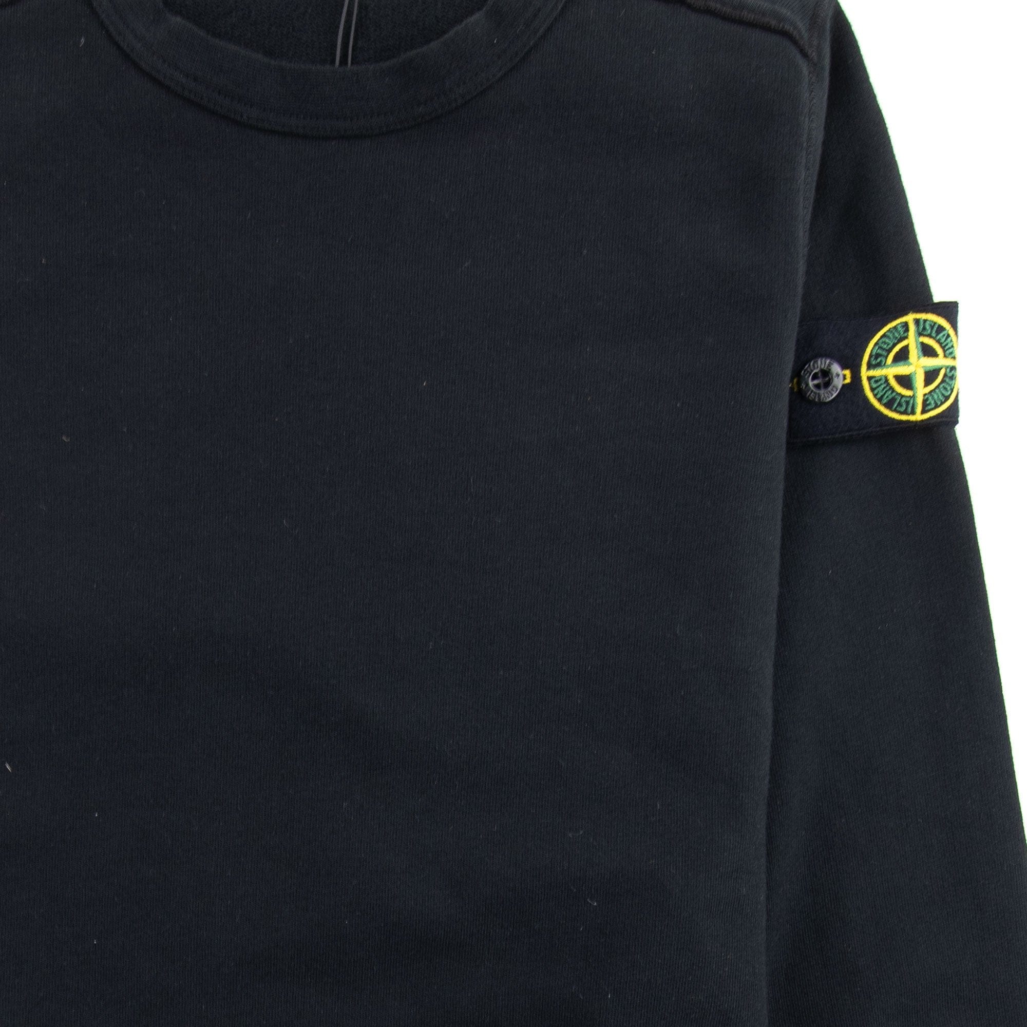 Stone Island Junior Crewneck Sweatshirt Black V0029